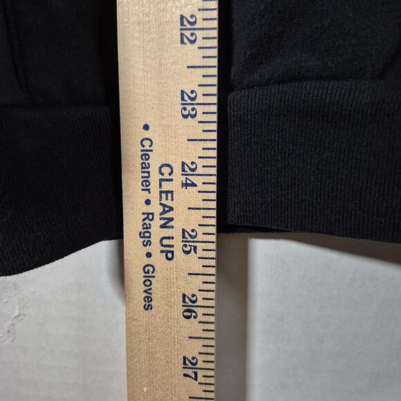 AMERICAN APPAREL Men's Black/White Stand Collar Zip-Up Track Jacket SZ M - Picture 3 of 9